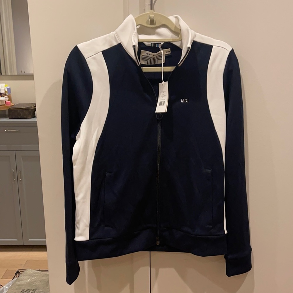 NWT - Tory Burch Sport MDI Color-Block Track Jacket - M